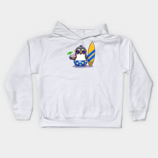 Cute Penguin Summer Kids Hoodie